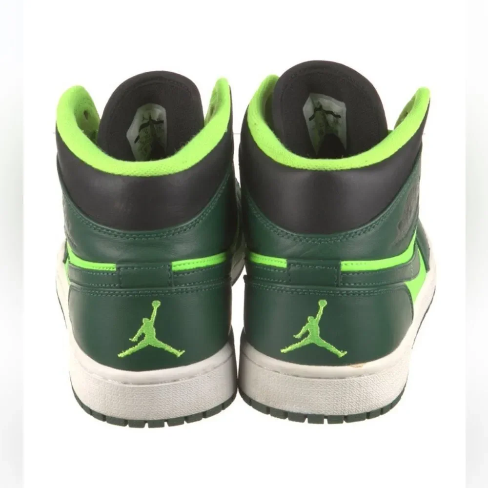 Incredible Hulk Nike Air Jordan’s - sz 10 - Lime Green Hulk - Mids High GorpCore